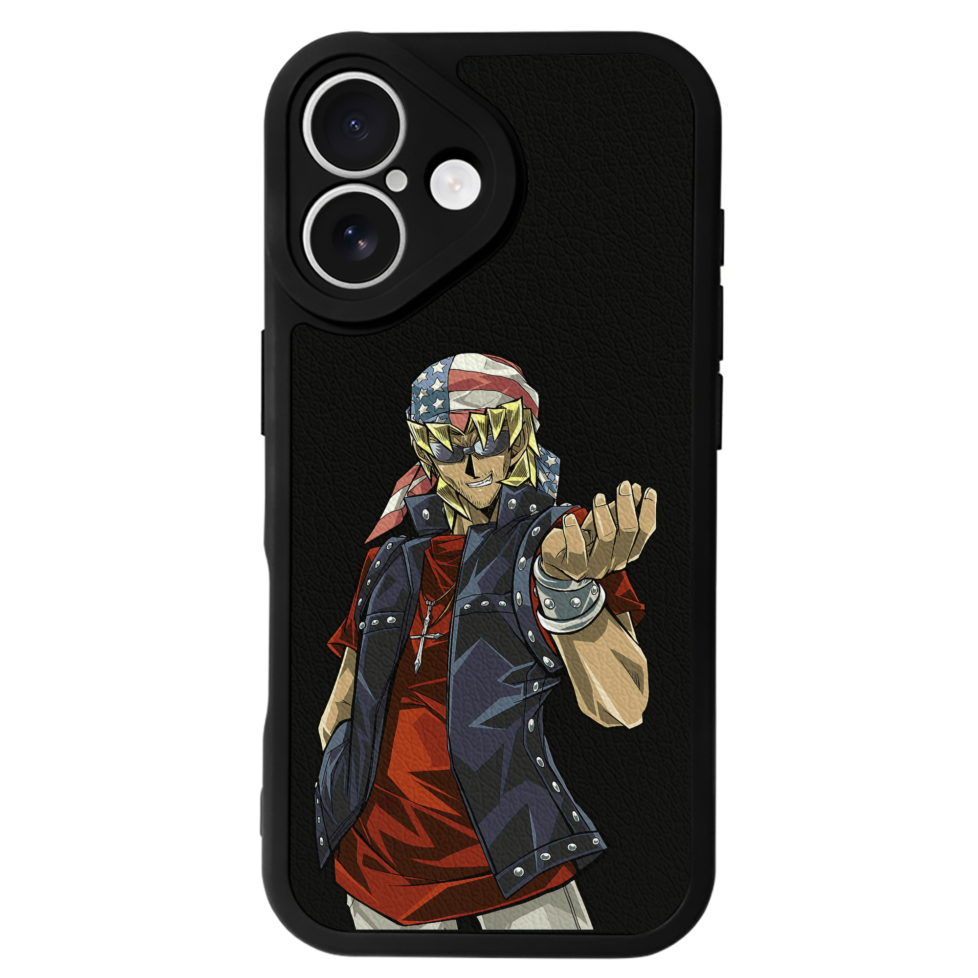 遊☆戯☆王 Yu-Gi-Oh! 【iPhone 16シリーズ対応】シリコンスマホケース（レザー調） 材質：シリコン